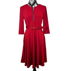 NWT Belted Dress with POCKETS